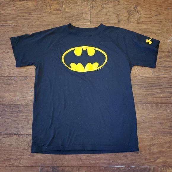 Under Armour Batman Activewear Short Sleeve Tee Boys L - Picture 1 of 7